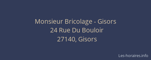 Monsieur Bricolage - Gisors
