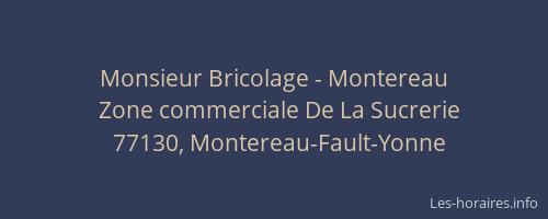 Monsieur Bricolage - Montereau
