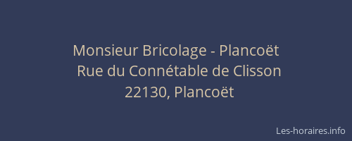 Monsieur Bricolage - Plancoët