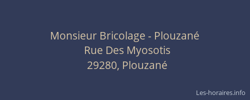 Monsieur Bricolage - Plouzan&eacute;