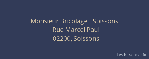 Monsieur Bricolage - Soissons