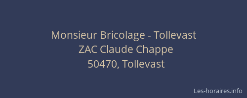 Monsieur Bricolage - Tollevast