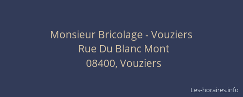 Monsieur Bricolage - Vouziers