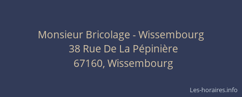 Monsieur Bricolage - Wissembourg