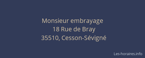 Monsieur embrayage