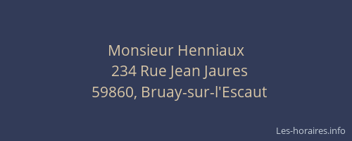 Monsieur Henniaux