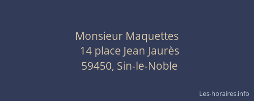 Monsieur Maquettes