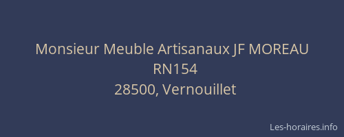 Monsieur Meuble Artisanaux JF MOREAU