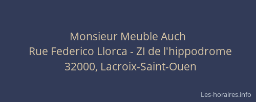 Monsieur Meuble Auch