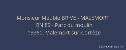 Monsieur Meuble BRIVE - MALEMORT