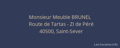 Monsieur Meuble BRUNEL