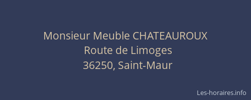 Monsieur Meuble CHATEAUROUX