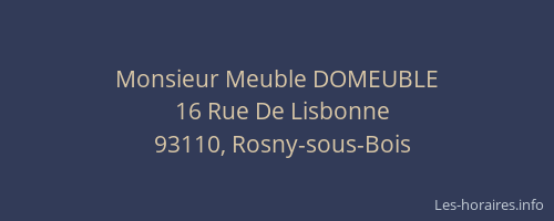 Monsieur Meuble DOMEUBLE