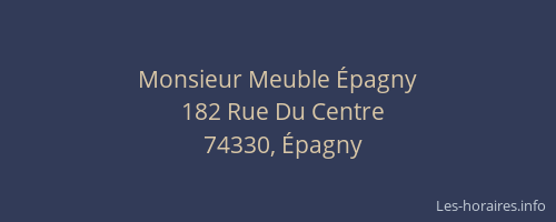 Monsieur Meuble Épagny