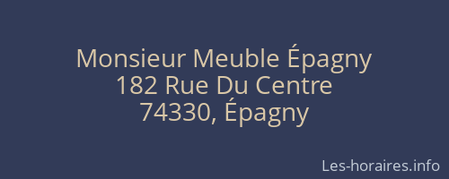 Monsieur Meuble Épagny