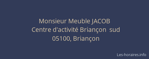 Monsieur Meuble JACOB