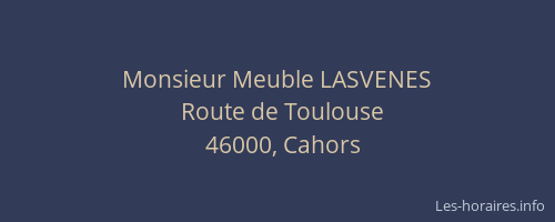 Monsieur Meuble LASVENES