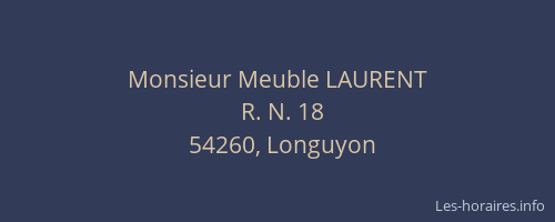 Monsieur Meuble LAURENT