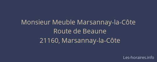 Monsieur Meuble Marsannay-la-Côte