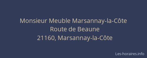 Monsieur Meuble Marsannay-la-C&ocirc;te