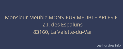 Monsieur Meuble MONSIEUR MEUBLE ARLESIE