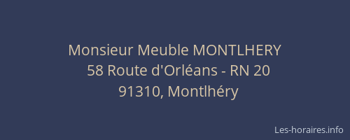 Monsieur Meuble MONTLHERY