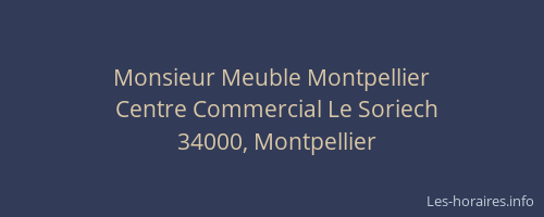 Monsieur Meuble Montpellier