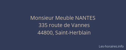 Monsieur Meuble NANTES