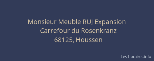Monsieur Meuble RUJ Expansion
