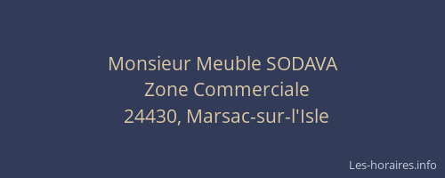 Monsieur Meuble SODAVA