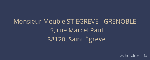 Monsieur Meuble ST EGREVE - GRENOBLE