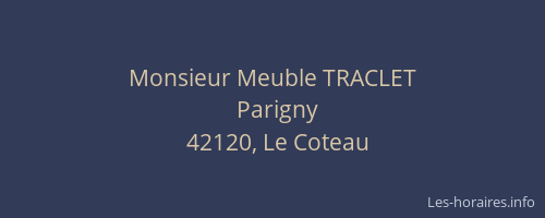 Monsieur Meuble TRACLET