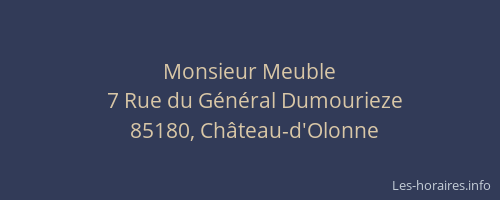 Monsieur Meuble