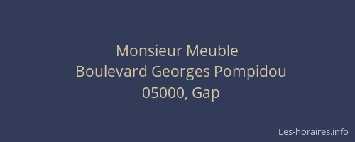 Monsieur Meuble