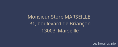 Monsieur Store MARSEILLE