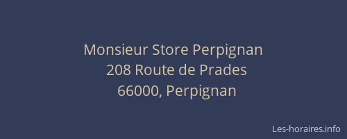 Monsieur Store Perpignan