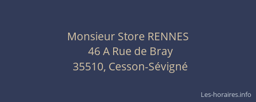 Monsieur Store RENNES
