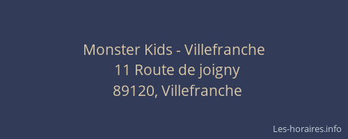 Monster Kids - Villefranche