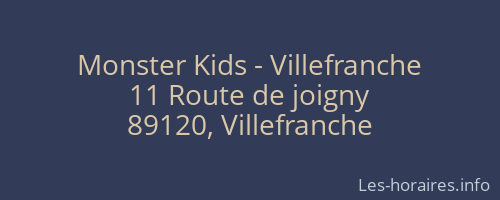 Monster Kids - Villefranche
