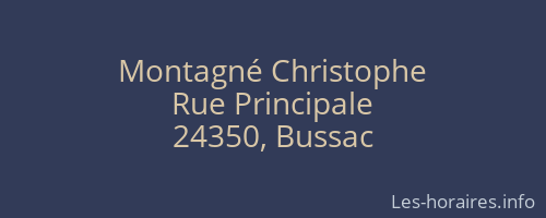 Montagné Christophe