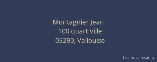 Montagnier Jean