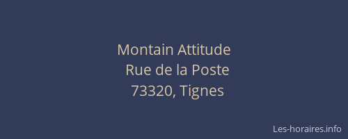 Montain Attitude