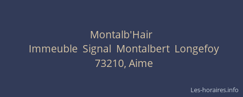 Montalb'Hair