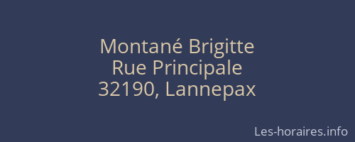 Montané Brigitte
