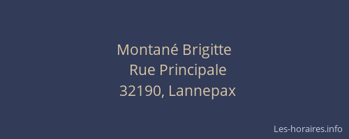 Montan&eacute; Brigitte
