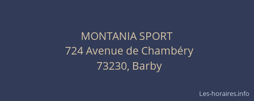 MONTANIA SPORT