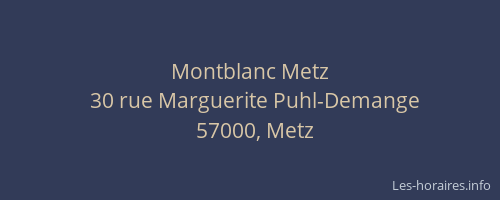 Montblanc Metz