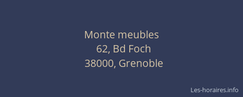 Monte meubles