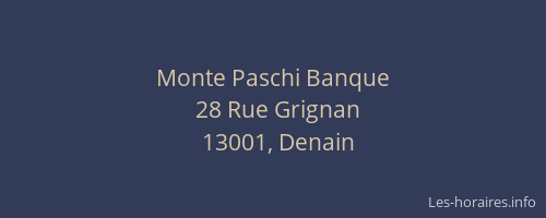 Monte Paschi Banque