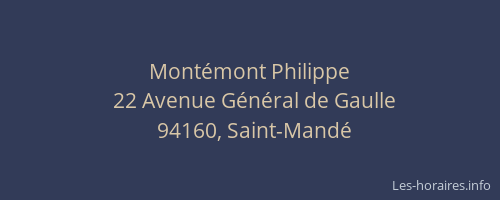 Montémont Philippe